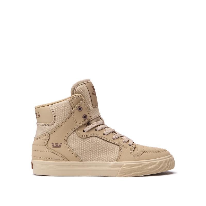 Zapatillas Altas Supra Argentina Niños - VAIDER Beige (OKVPQ-8974)